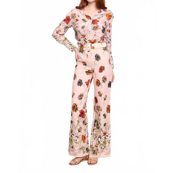 NEW CARA CARA women's mayflower pant in botanical blush